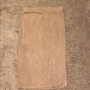 Fashion Nova Bend It and Snap Skirt